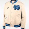 Shop North Carolina Legacy Men's Nike College Full-Snap Bomber Varsity Jacket For Sale