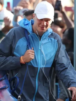 Shop-Now-Manchester-City-Erling-Haaland-Blue-Hooded-Jacket
