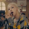 Shop-Official-Music-Video-New-Trick-2026-Rose-Checkered-Cardigan-Front-View