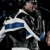 Shop-Playboi-Carti-The-Weeknd-2026-Wembley-Stadium-Blue-and-White-Leather-Jacket