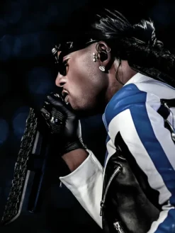 Shop-Playboi-Carti-The-Weeknd-2026-Wembley-Stadium-Blue-and-White-Leather-Jacket-On-Sale