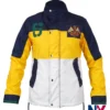 Shop Polo Ralph Lauren Rare Yacht Club PRL Sailing Colorblock Windbreaker Jacket front view