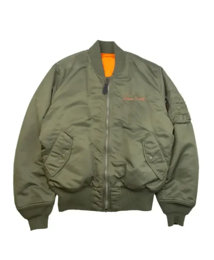 Shop-Rodeo-Tour-Travis-Scott-Olive-Green-Bomber-Jacket-Front