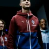 Shop Ronaldo Portugal National Team Tech Hoodie Style Jacket