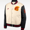 Shop USC Legacy Men's Nike College Full-Snap Bomber Varsity Jacket For Sale