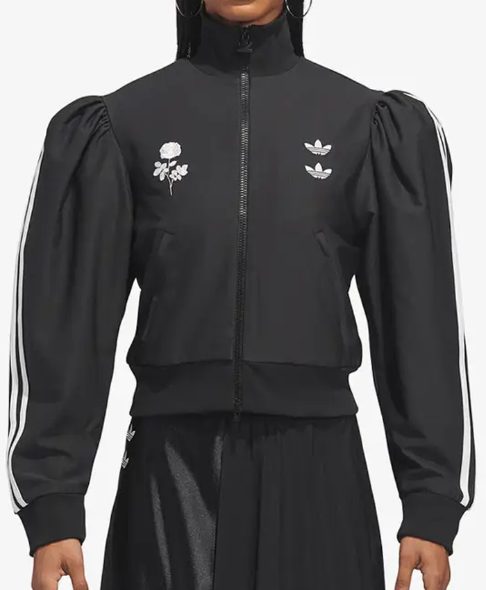 Shop Women's Adidas x Willy Chavarria Princess Blouse Track Black Jacket For Sale
