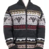 Shop Yellowstone Nordic Pattern Zip-Up Knit Cardigan Sweater For Men And Women