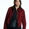 Silo S03 Helen Drew Red Suede Jacket