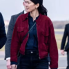 Silo S03 Jessica Henwick Red Suede Jacket