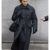 Slow-Horses-Diana-Taverner-Grey-Wool-Coat