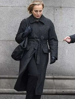 Slow-Horses-Diana-Taverner-Grey-Wool-Coat