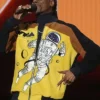 Snoop Dogg MTV Video Music Awards 2026 Los Angeles Fleece Yellow Bomber Jacket front view
