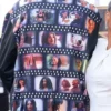 Snoop Dogg Walk Of Fame 2026 Nia Long Tribute Film-Strip Navy Blue Satin Bomber Jacket back view
