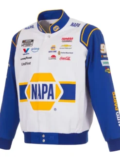 Sophie Cunningham JH Design NASCAR Racing White Jacket