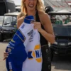 Sophie Cunningham NASCAR Racing White Jacket