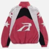 Sophie Cunningham WNBA Arrival Tunnel Walk Fever vs Lynx All Star Track Work Cotton Red Jacket back view