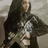 Special-Ops-Lioness-Zoe-Saldana-Black-Jacket