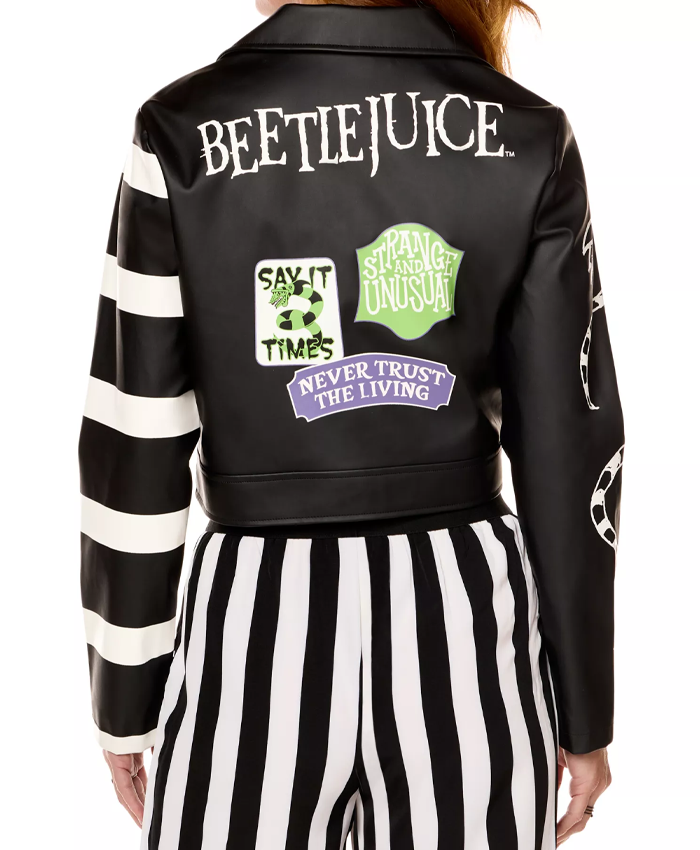 Spirit Halloween Beetlejuice Leather Jacket