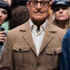 Stanley Tucci Masterplan Brown Wool Jacket