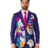 Sugar Skull Purple Blazer