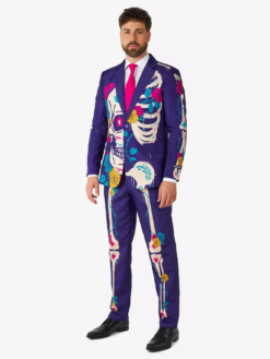 Sugar Skull Purple Suit