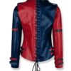 Suicide Squad Harley Quinn Studded Leather Jacket Back