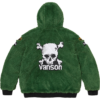 Supreme Vanson Leathers Reversible Quilted Hooded Green Jacket