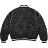 Supreme x Champion Quilted Satin Jacket Black