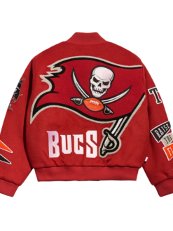 Tampa Bay Buccaneers Chalk Line Red Pennant Jacket