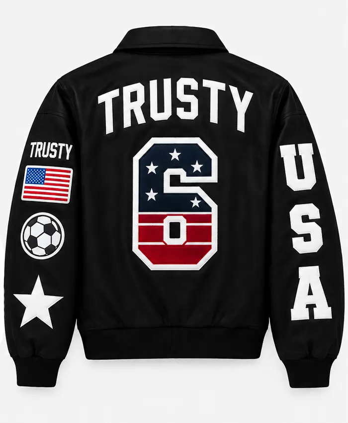 Team USA USMNT Auston Trusty Leather Jacket