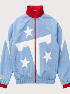 Tennessee Titans HANG Full-Zip Track Jacket Light Blue