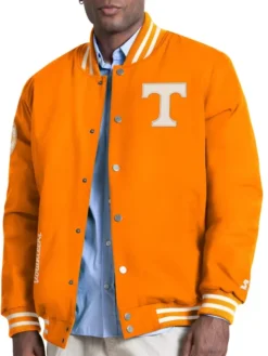 Tennessee Volunteers Starter Spectator Orange Varsity Jacket