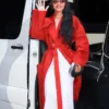 Teyana Taylor Calvin Klein SS27 NYFW Show Belted Coat