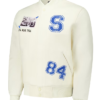 The Breakfast Club Freeze Max Shermer High Cream Varsity Jacket