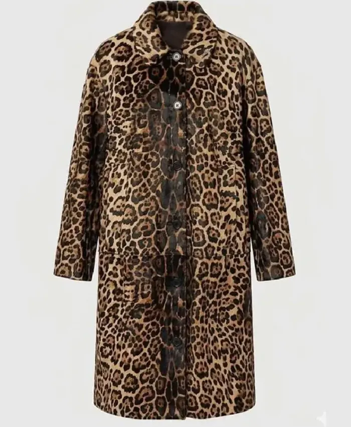 The Devil Wears Prada 2 Anne Hathaway Leopard Trench Coat
