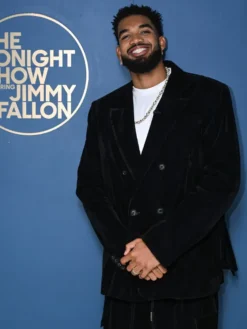 The Tonight Show Karl-Anthony Towns Black Blazer