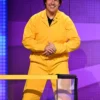 The Tonight Show Starring Jimmy Fallon Tom Cruise Digger 2026 Yellow Cotton Jumpsuit front view