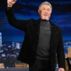 The Tonight Show Sylvester Stallone Black Suede Blazer Jacket