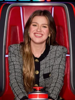 The Voice Season 30 Kelly Clarkson Plaid Jacket