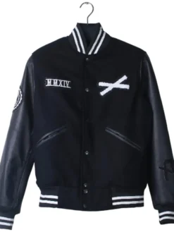 The Weeknd Roots XO Tour Black Bomber Varsity Jacket