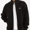 Tommy Black Teddy Fleece ZIP Through Jacket