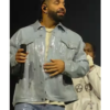 Toronto-Tour-Surprise-Guest-Drake-Blue-Sequin-Jacket