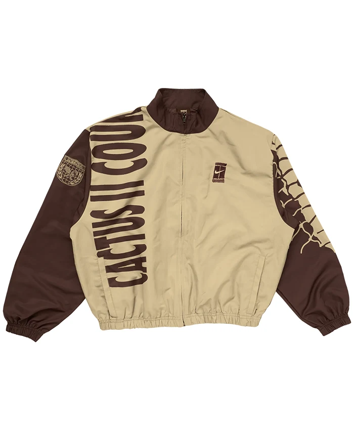 Travis Scott CJ x Nike Cactus Court Zip Windbreaker Track Jacket