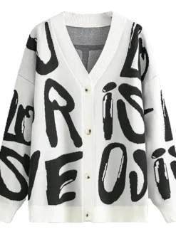 Trendy Summer Long Sleeve Cardigan Sweater Women