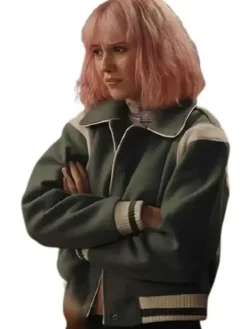 Trying-2026-Scarlett-Rayner-Green-Varsity-Jacket