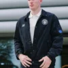 UEFA Champions League Manchester City CP Company Black Polyester Track Jacket front view