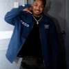UFC 328 Workwear Navy Full-Zip Jacket Mens