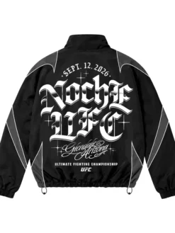 UFC Noche 2026 Full-Zip Black Track Jacket Back
