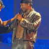 Usher RB Tour Performance Black Leather Jacket