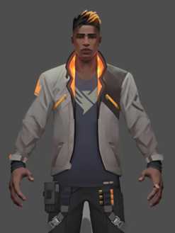Valorant Phoenix Cosplay Leather Jacket